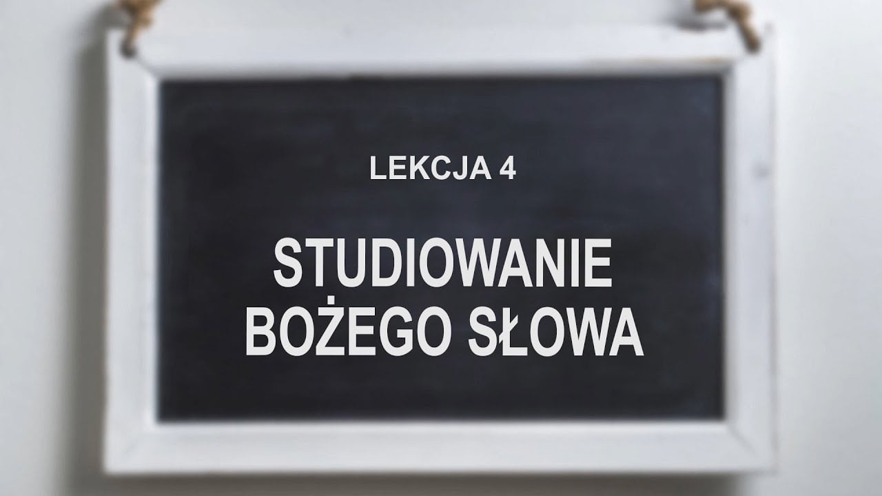 Studiowanie Bożego Słowa - Lekcje Życia Chrześcijańskiego - 4 | Pastor Godwill Ogbolu